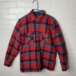Would flannel button down